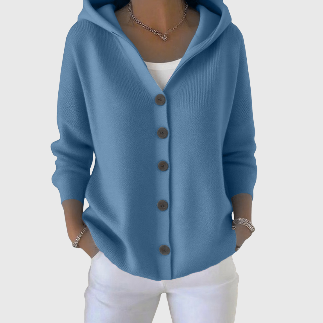 Lydia | Soft Knitted Cardigan With Hood