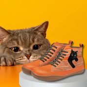 Tilly | Leather Ankle Boots for Cat Lovers