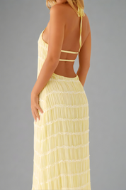 Yara | Halter Maxi Dress