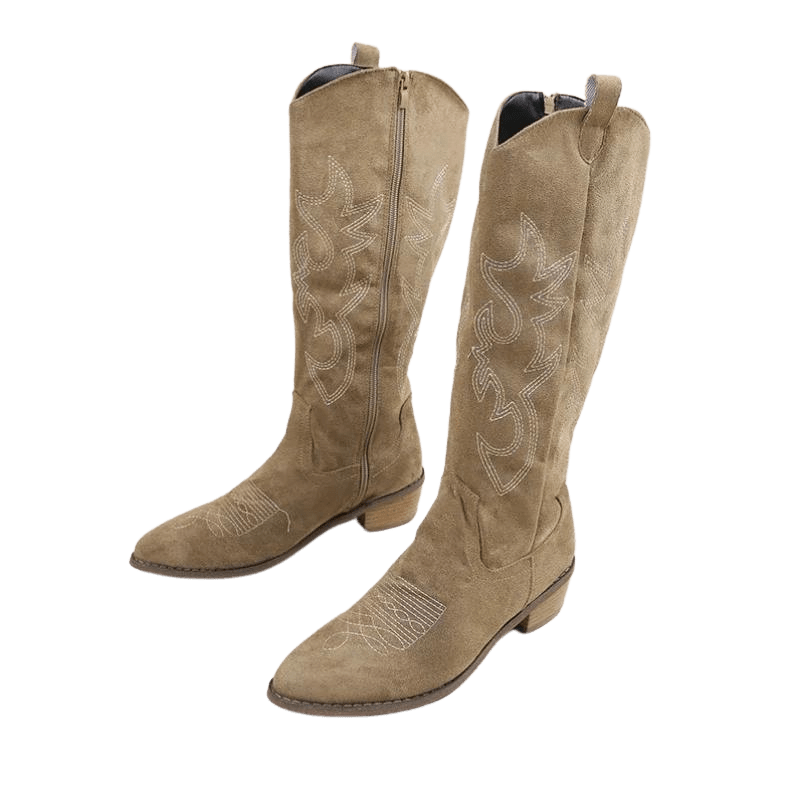 Evie | Embroidered Western Style Boots