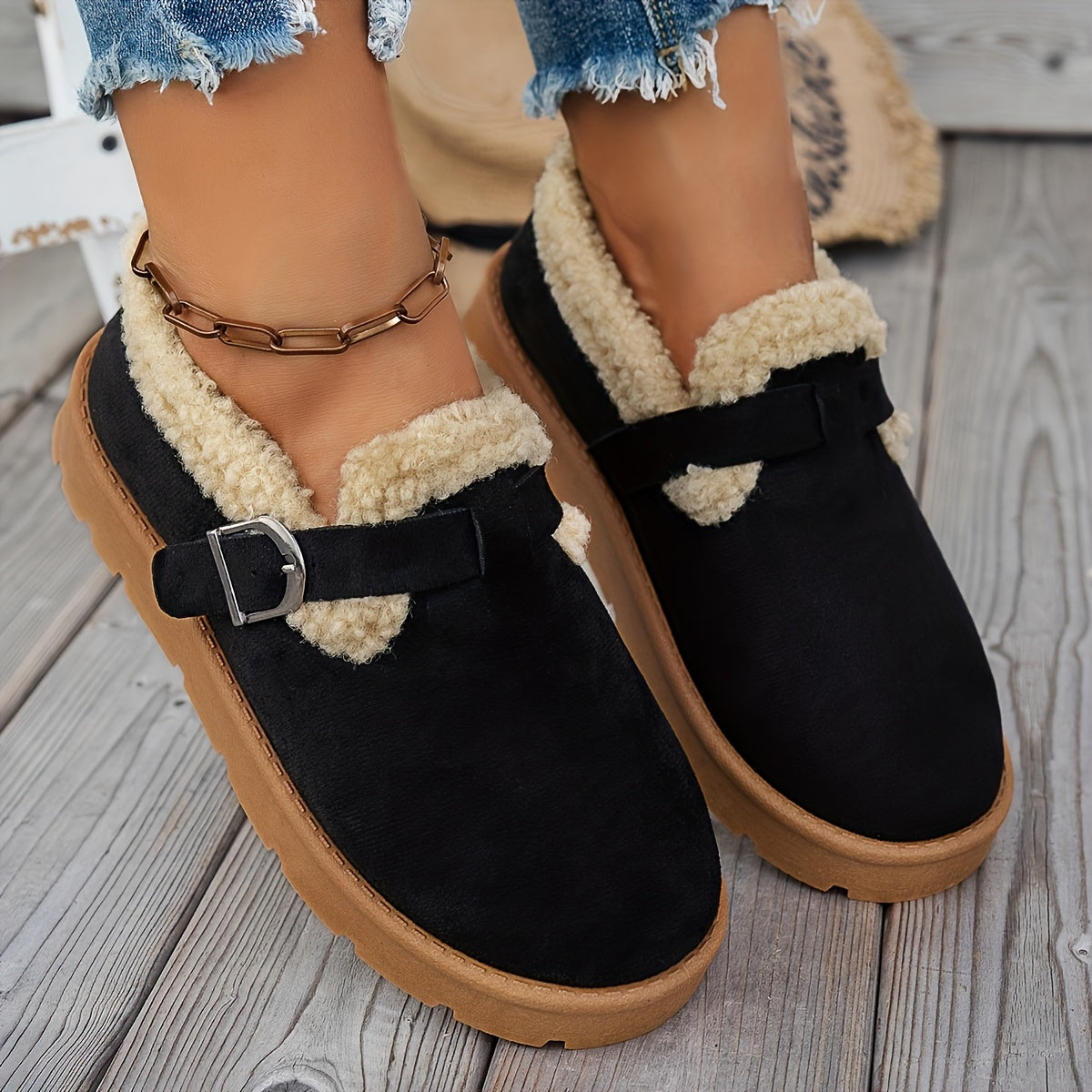 Lina | Cosy Winter Ankle Boots with Ergonomic Support