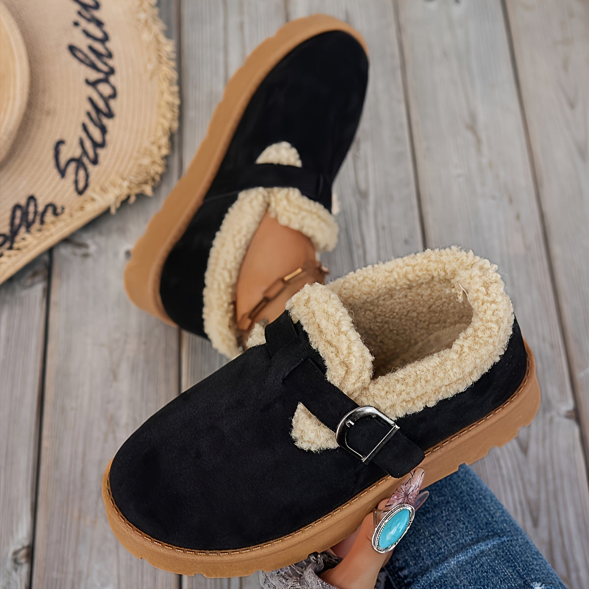 Lina | Cosy Winter Ankle Boots with Ergonomic Support