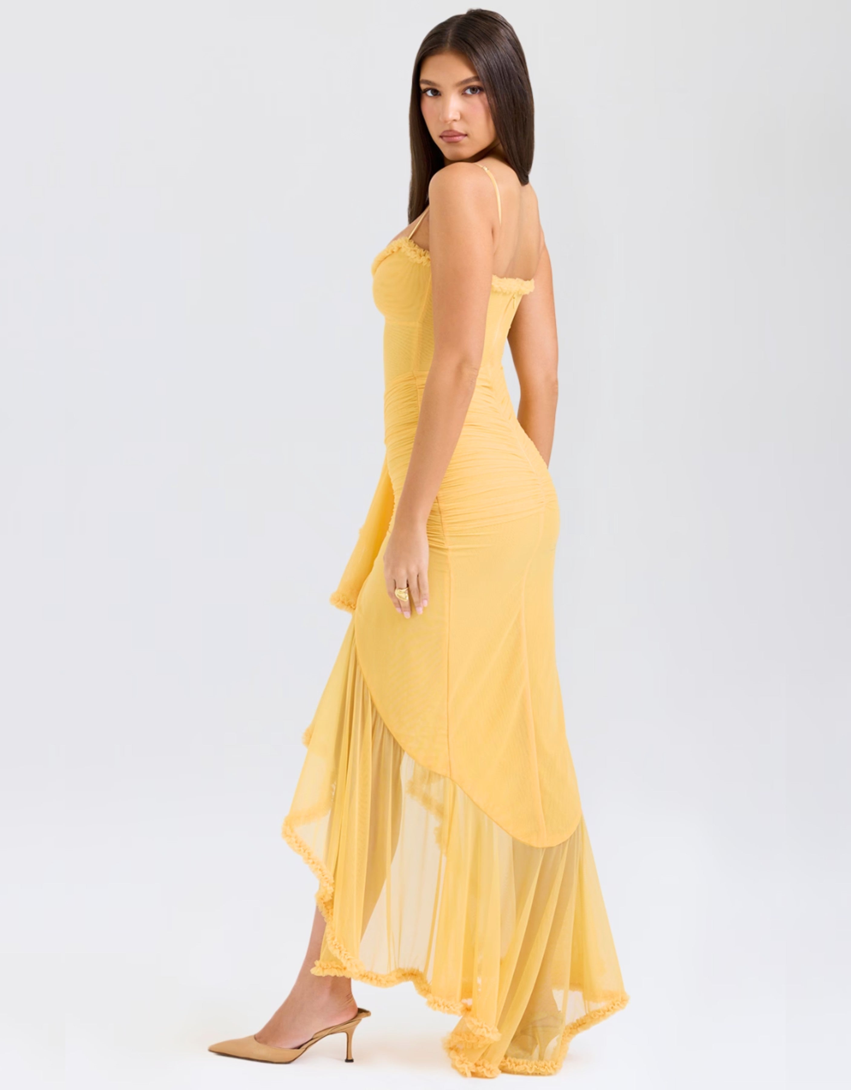 Soleil Ruffle | Maxi Dress