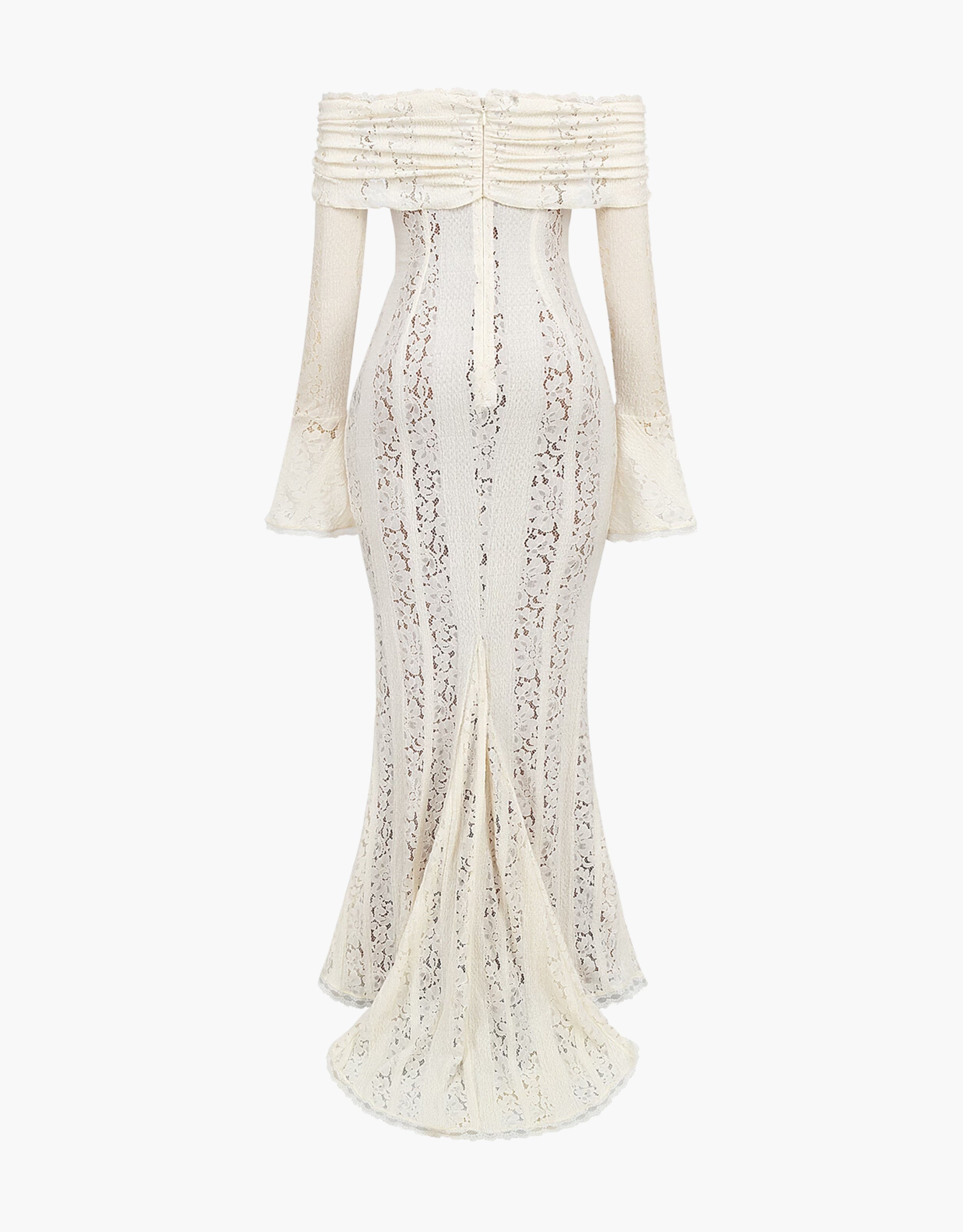 Arwen Lace | Off-Shoulder Maxi Dress