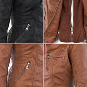 Sophie | Durable and Elegant Leather Jacket