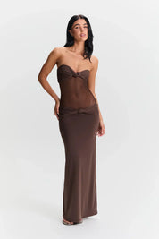 Soraya | Mesh Maxi Dress