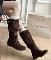 Isabella | Stylish Knee-High Suede Boots