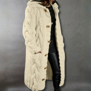 KARINA | ELEGANT COSY COAT WITH TUMMY COVERAGE