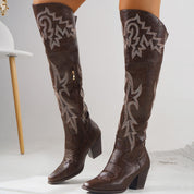 Amelia | Timeless Over-the-Knee Western Boots