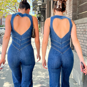 Cupido Heart | Denim Jumpsuit
