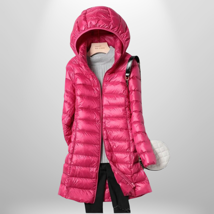 Ivy | Ultra-Light Down Jacket With Detachable Hood