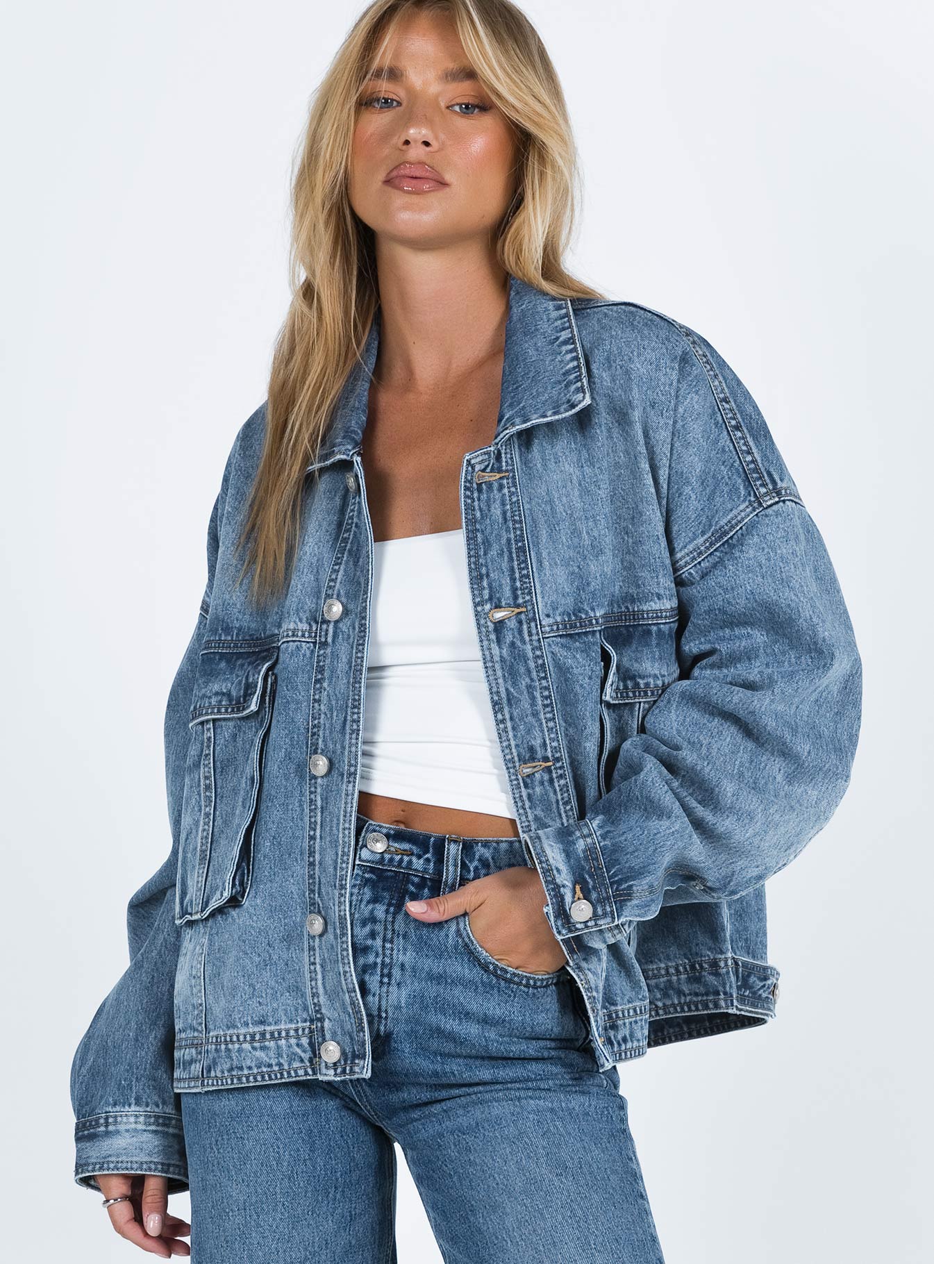 Riley | Oversized Denim Jacket