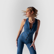 Cupido Heart | Denim Jumpsuit