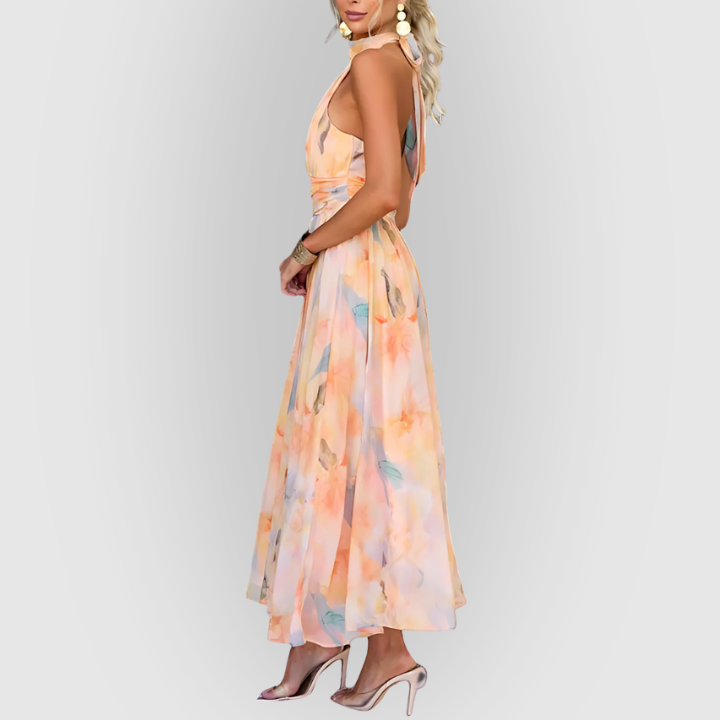 Naomi | Elegant Aquarel Dress
