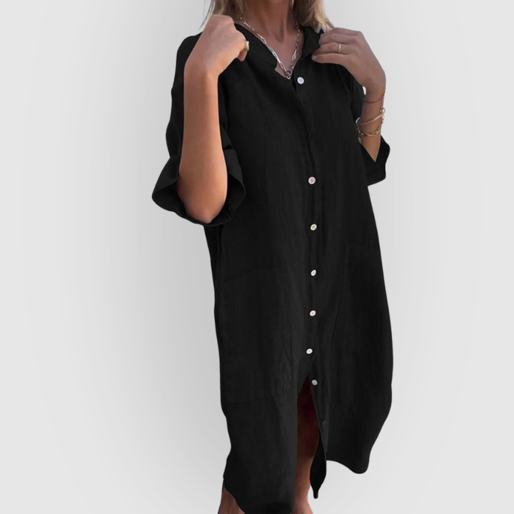 Yara | Ibiza Style Shirt Dress