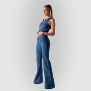 Cupido Heart | Denim Jumpsuit