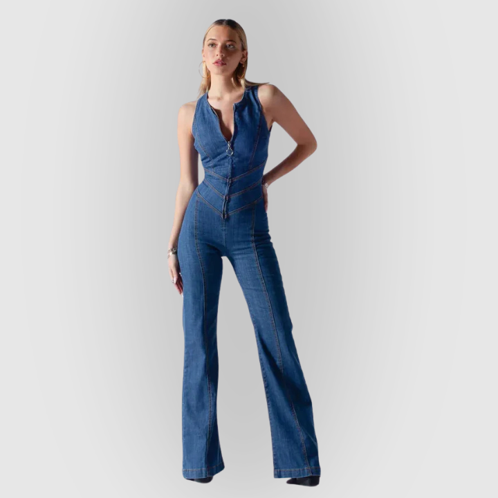 Cupido Heart | Denim Jumpsuit
