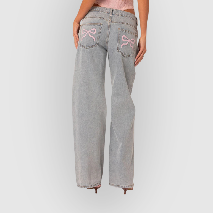 Yara | Bow Tie Jeans