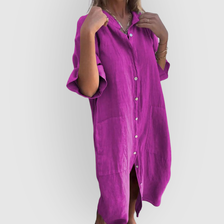 Yara | Ibiza Style Shirt Dress