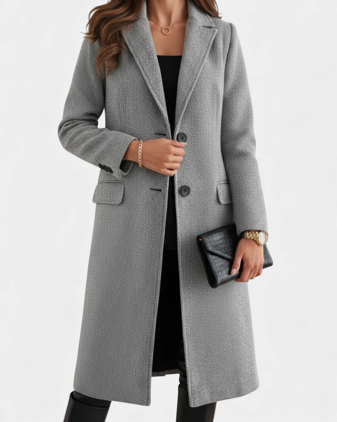 Auria Elegant Long Coat