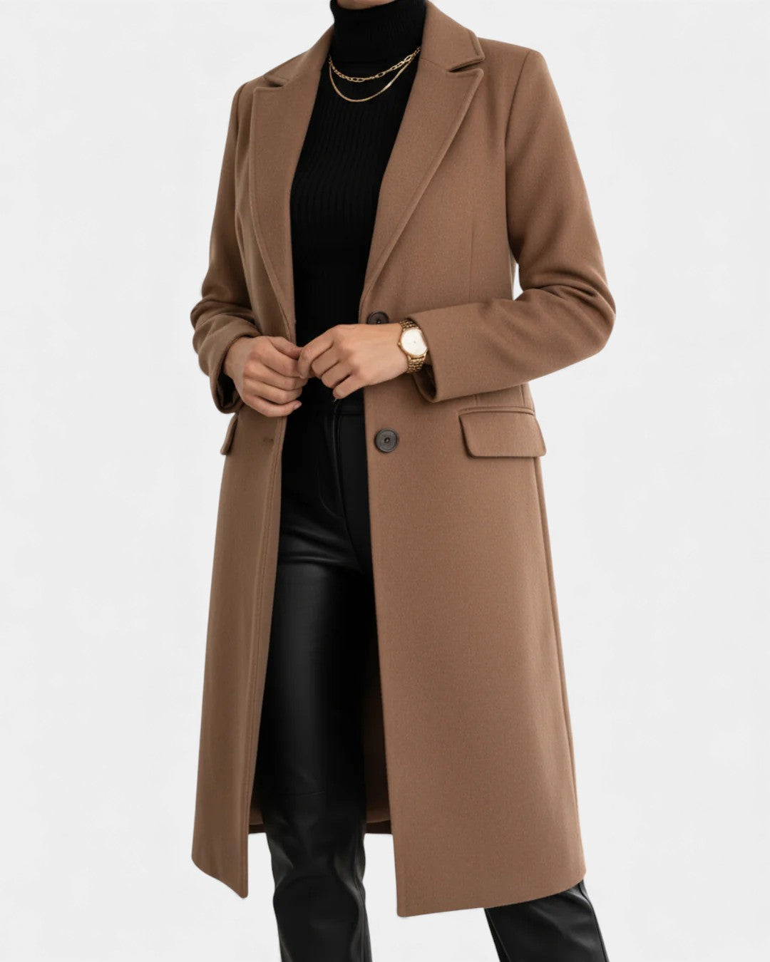 Auria Elegant Long Coat