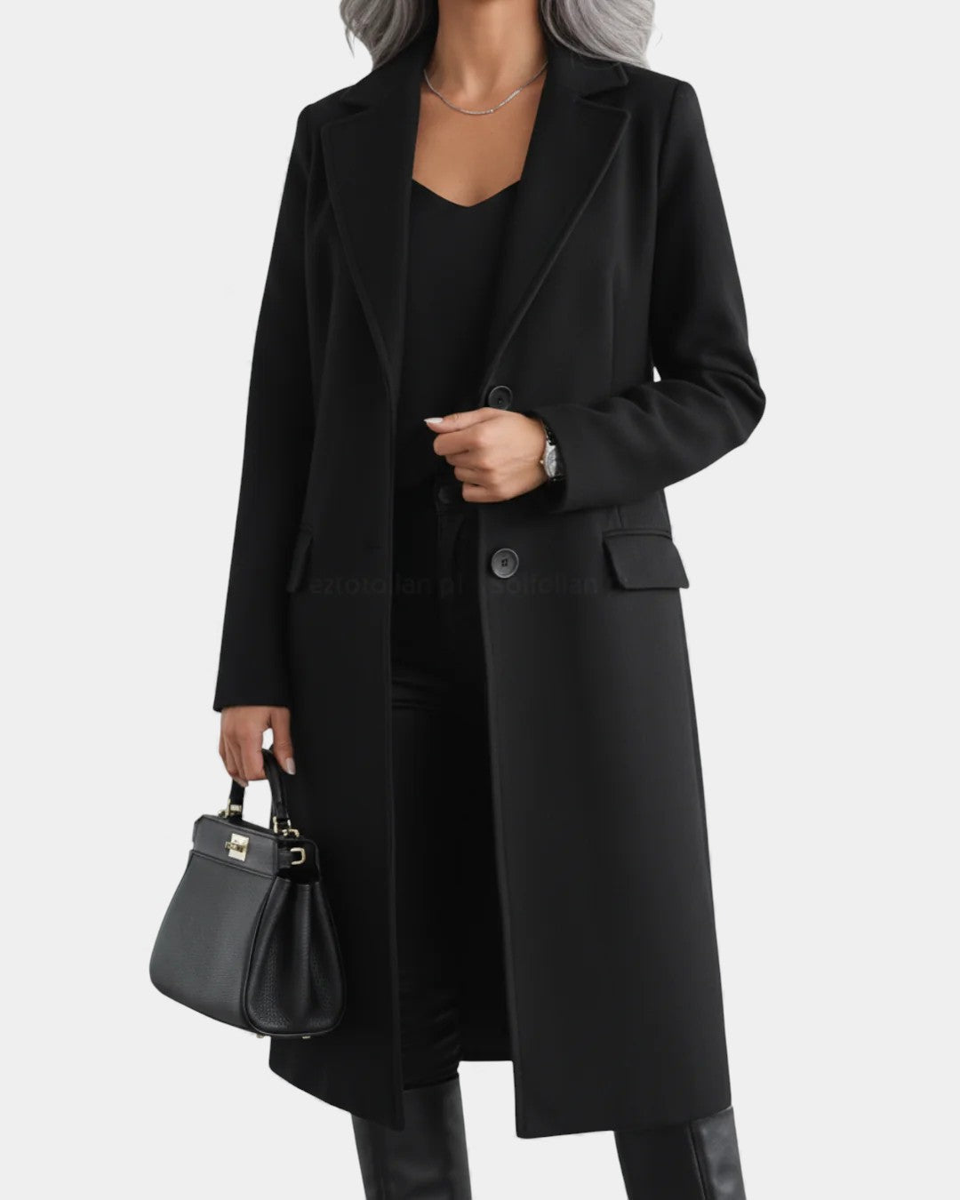 Auria Elegant Long Coat