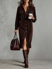 Sienna | Button-Up Midi Dress