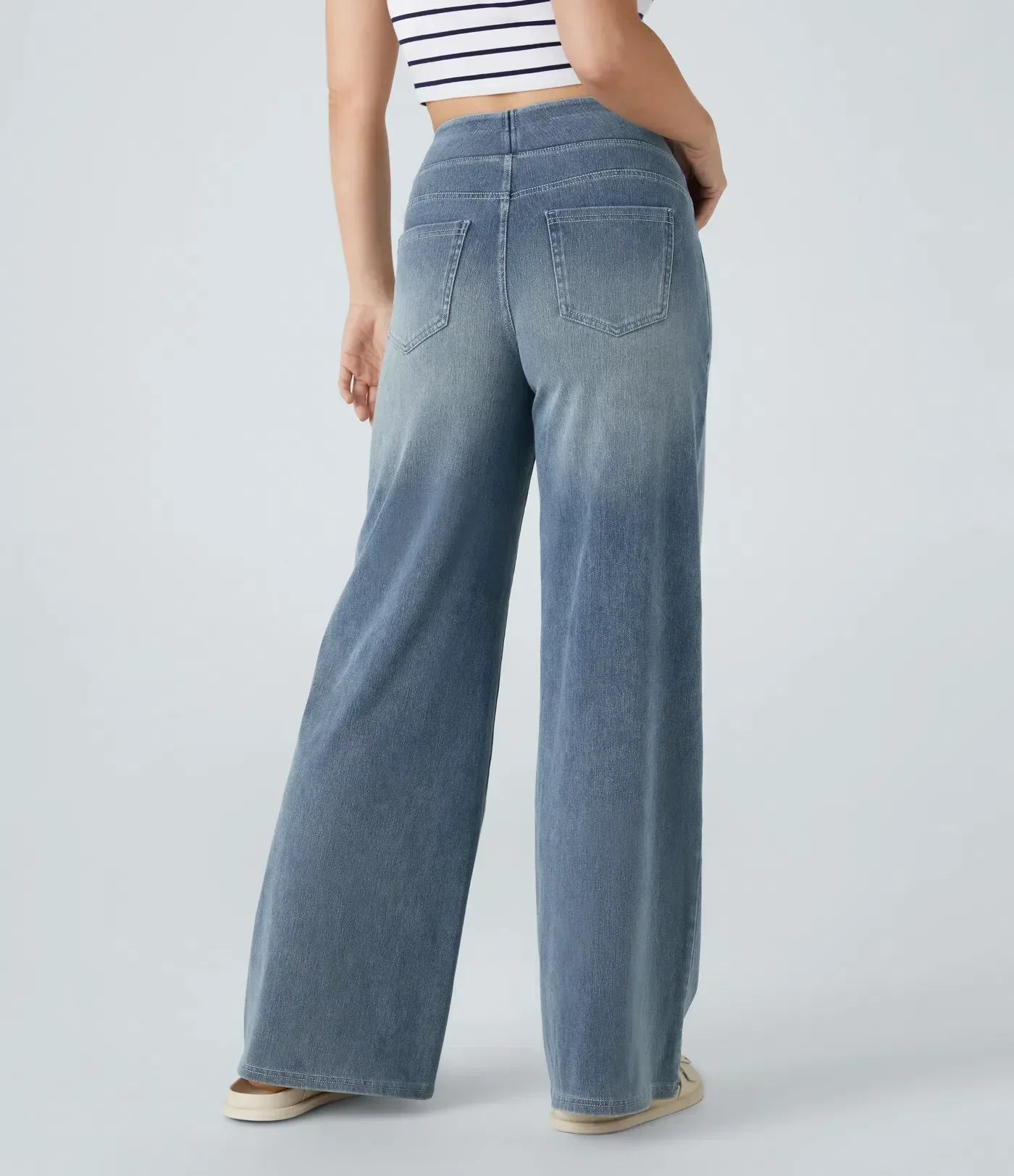 Eva | Comfortable & Stretch High-Waist Trousers